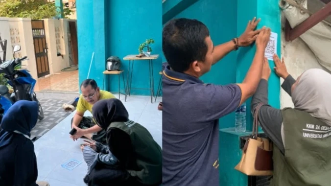 Mahasiswa KKM Uniba Bangun Layanan Informasi Digital Desa Ranjeng Berbasis QR Code